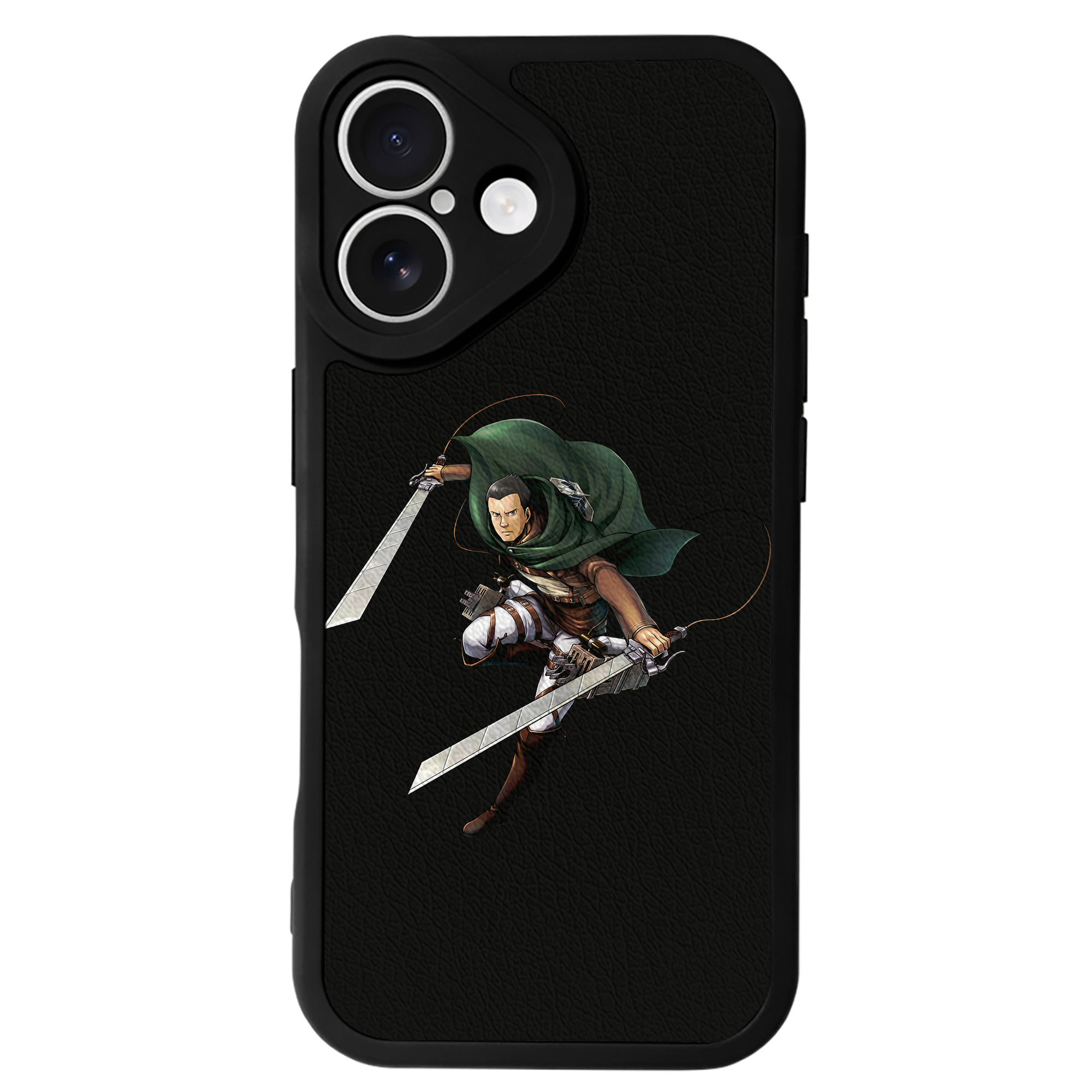 （画像用） 進撃の巨人 Attack on Titan 【iPhone 16シリーズ対応】シリコンスマホケース（レザー調） 材質：シリコン
